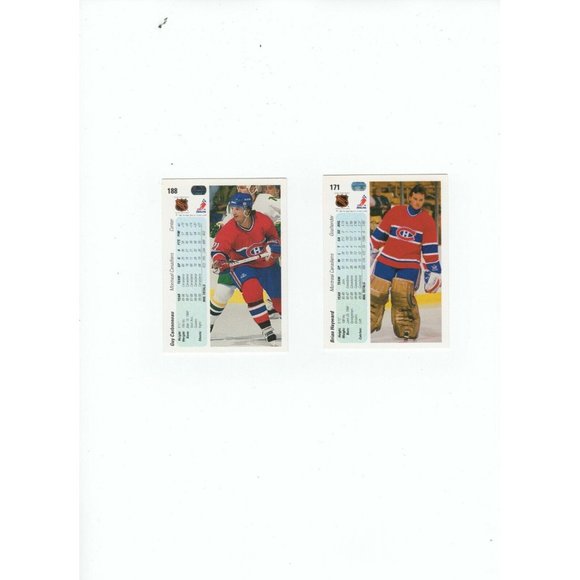 Vintage 1990 The Upper Deck NHLPA NHL Hockey Montreal Canadiens Trading Card - Picture 9 of 10